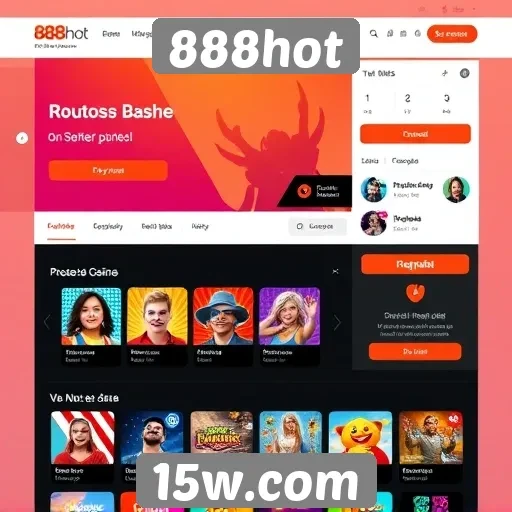 Interface do usuário e experiências de navegação no 888hot